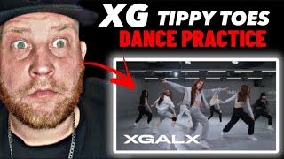 XG - Tippy Toes Dance Practice | First Time Reaction