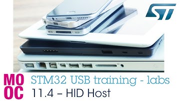 STM32 USB training - 11.4 USB HID host labs