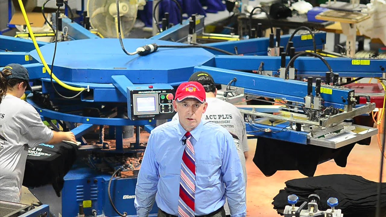 Custom Screen Printing New York ACU PLUS YouTube