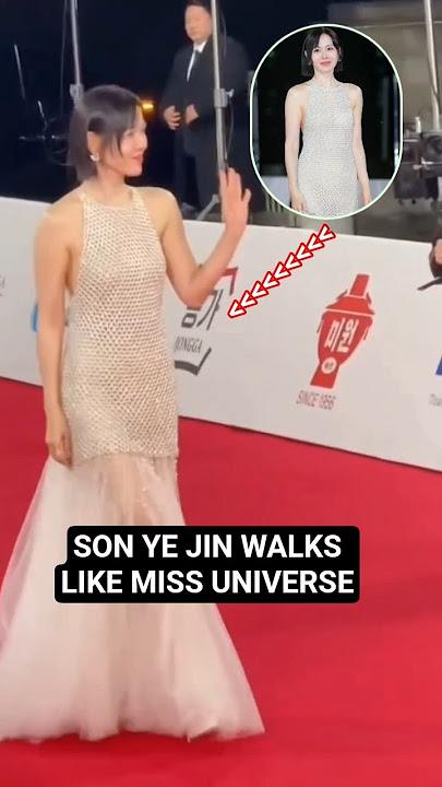 SON YE JIN WALKS LIKE A MIS UNIVERSE at the BLUE DRAGON! #sonyejin #hyunbin #binjin #shorts HYUN BIN