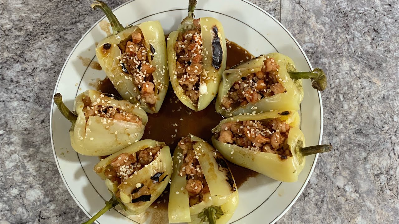 Chiles caribe rellenos de camarón y Philadelphia YouTube