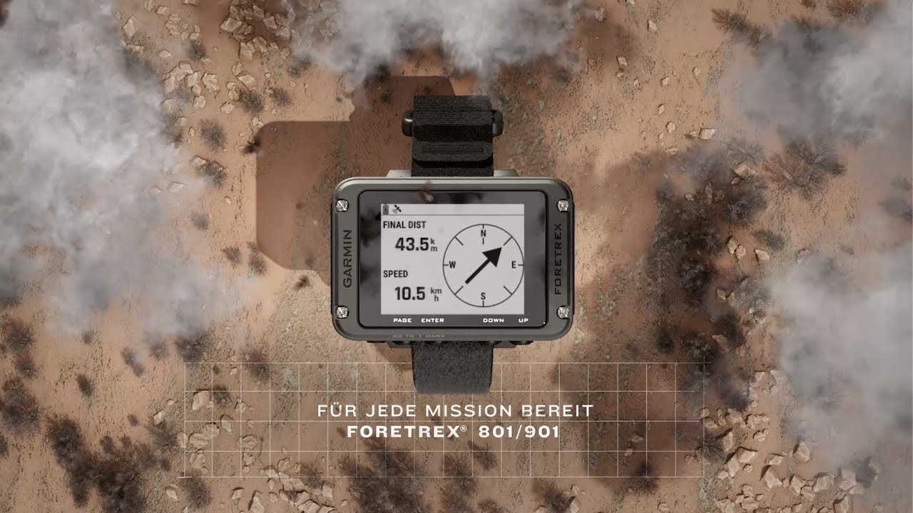 Garmin GPS-Gerät für Handgelenk Foretrex bei 801 ASMC kaufen schwarz