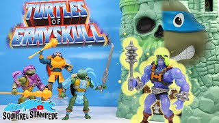 Ninja Turtles of Grayskull Cross Over Figures Wave 1 Review Leo and He-Man!