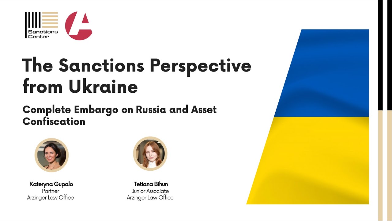 The Sanctions Perspective from Ukraine