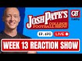 Week 13 Reaction Show | Lane Kiffin Latest Intel | AP Poll Reaction | Coaching Search Updates