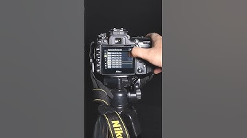 Nikon D7500 Best Video Settings /Nikon DSLR Camera Video Recording Settings #shorts #trending #nikon