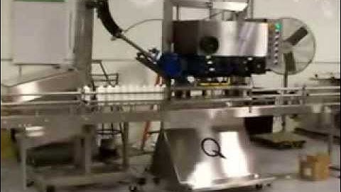 Overflow Filler and Spindle Capper (with Cap Elevator)