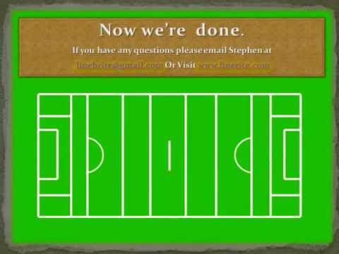 how to mark a gaa pitch with linebritewmv youtube