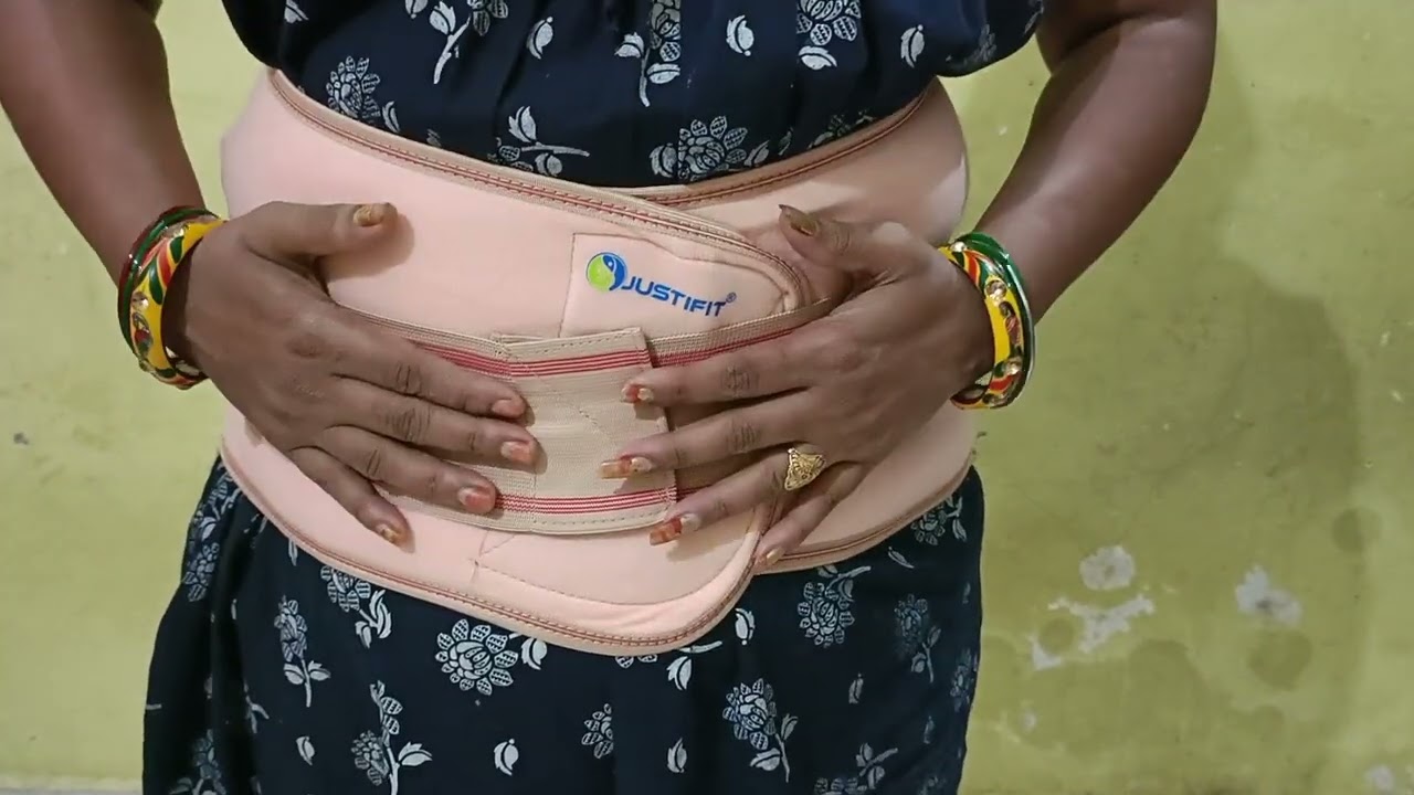 #bellyfat kam karne ke liye Meri Wife Justifit Ka Belt Order ki hai Dekhiye Pahan kr dikha rhi hai👍