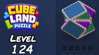 Cube Land Puzzle Level 124 Walkthrough