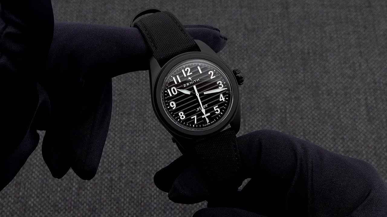 ZENITH Pilot 49.4000.3620/21.I001 Unboxing - YouTube