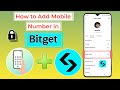 How to Add 📱 Phone Number on Bitget Account | Secure Your Crypto with 2FA 🔒
