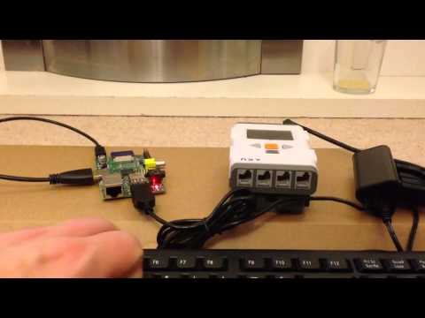 Raspberry Pi controlling the LEGO Mindstorms NXT