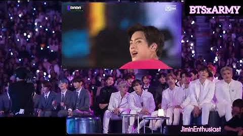 TXT, ATEEZ AND UNINE REACTION TO BTS Full Performance in MAMA 2019