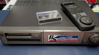 SONY 8mm video Player Hi8 BS2000