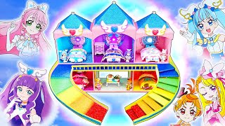 ひろがるスカイ！プリキュア🌈ドールハウスをDIY⭐️キュアマジェスティ登場！キュアスカイ、キュアプリズム、キュアウイング、キュアバタフライ🌼100円ショップの材料で手作り工作✨リカちゃん❤️声真似🍭 screenshot 5