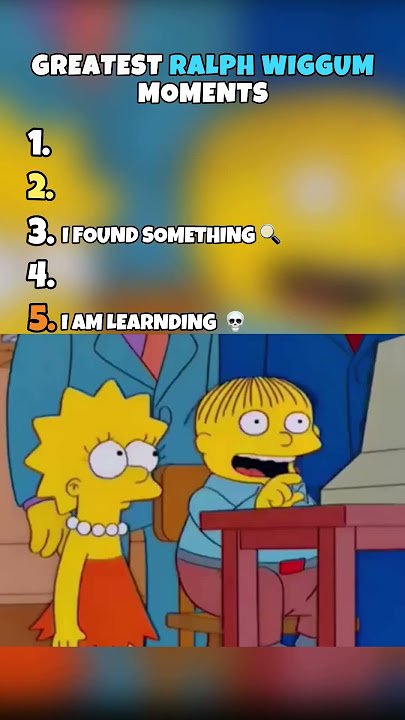 CRAZIEST RALPH WIGGUM MOMENTS!!