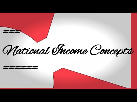 National Income Concept : NNP at Market Price & NNP at Factor cost