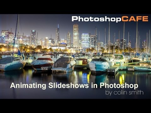 How to make an animated slide show in Photoshop tutorial