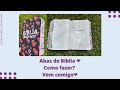 Abas de Bíblia ❤️ - Como fazer? - Vem comigo❤️