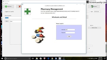 Pharmacy Management System in Java
