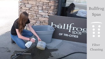 Bullfrog Spas Filter Cleaning