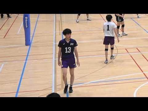 明治大学 13 小松一哉選手のスパイク バックアタックまとめ 東日本インカレ18より Youtube