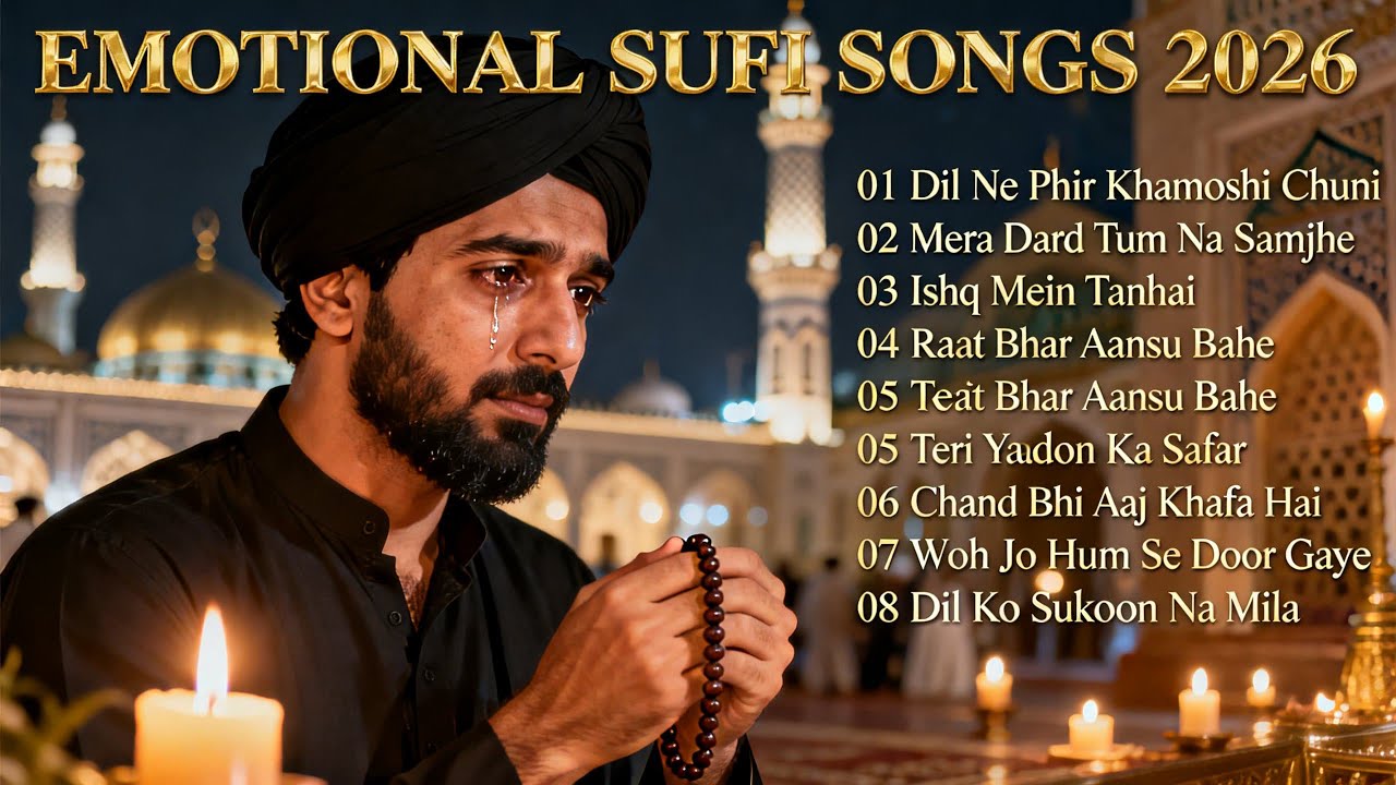 Non Stop Sufi Songs 💛 Heart Touching & Emotional Kalam | Soulful Islamic Sufi Music