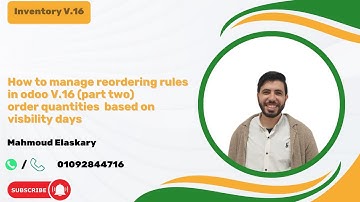 How to manage reordering rules in odoo V.16 (part two)order quantities  based on visbility days