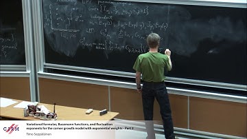 Timo Seppäläinen: Variational formulas, Busemann functions, and fluctuation exponents - Part 2