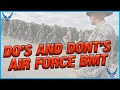 DO'S AND DON'TS AT BASIC TRAINING! AIR FORCE BMT TIPS AND TRICKS