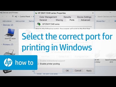 Selecting the Correct Port for Your HP Printer in Windows | HP Printers | HP