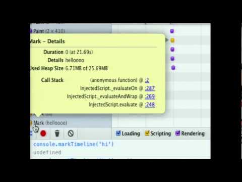 Chrome Developer Tools for Speed