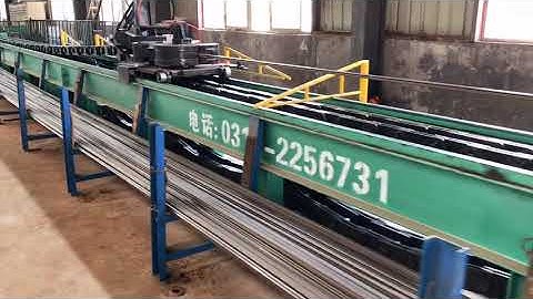 Linear guide rail drawing machine