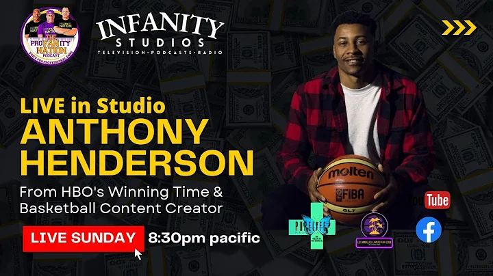 Anthony Henderson from HBO's Winning Time is in St...