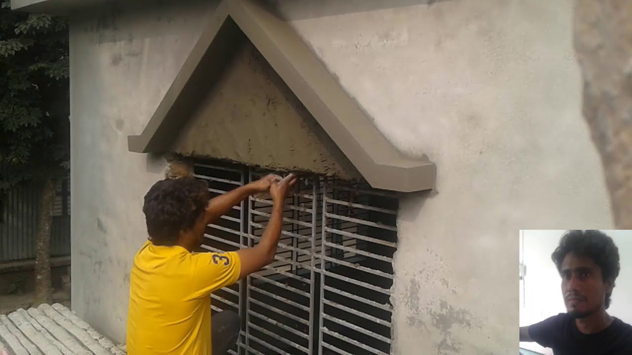 window design plaster| village building house| - YouTube