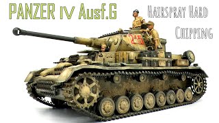 1/35 PANZER Ⅳ Ausf.G 【How to do Hairspray Chipping】TAMIYA　TANK MODEL　#scalemodel  #howtopaint