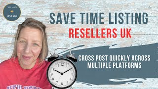 Resellers Save Time On Listings! | Using Crosslist to list faster on eBay, Vinted, depop, Etsy, FBMP