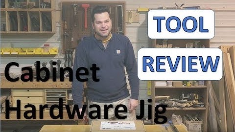 Tool Review: The True Position Tools TP - 1935 Cabinet Hardware Jig W/ Line Boring Extensions