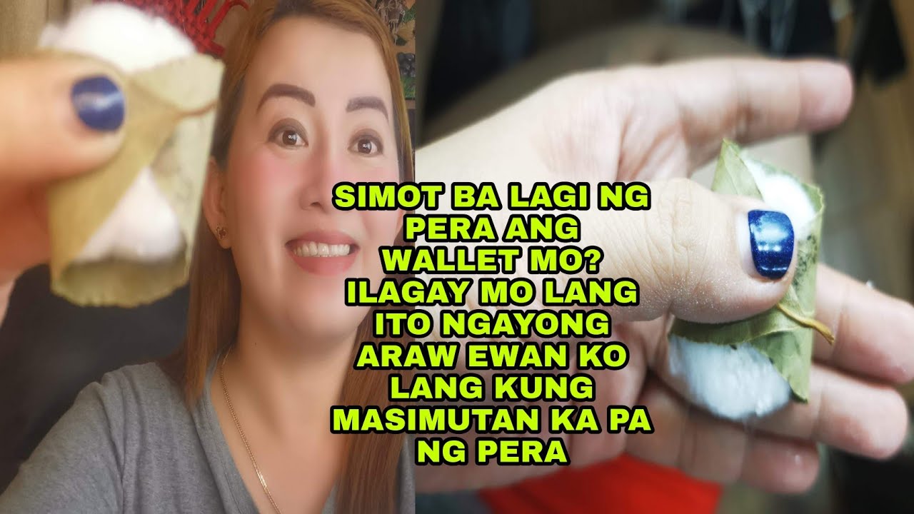 SIMOT NANAMAN BA NG PERA ANG WALLET MO? ILAGAY MO NA ITO PARA LAGI KANG ...