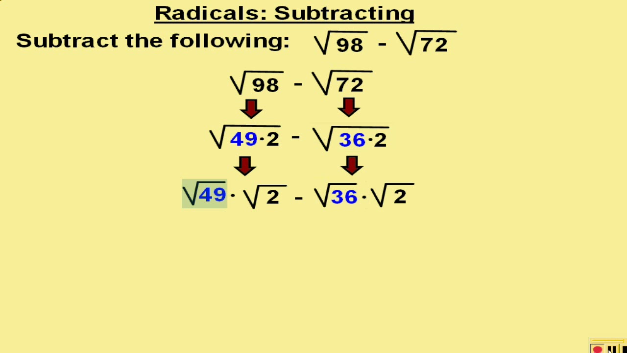 subtracting-radicals-youtube