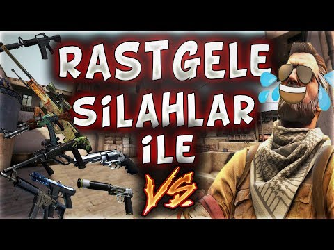 RASTGELE SİLAHLAR İLE VS ATIYORUZ !! SİLAH YARIŞI EFSANE! (CS:GO)