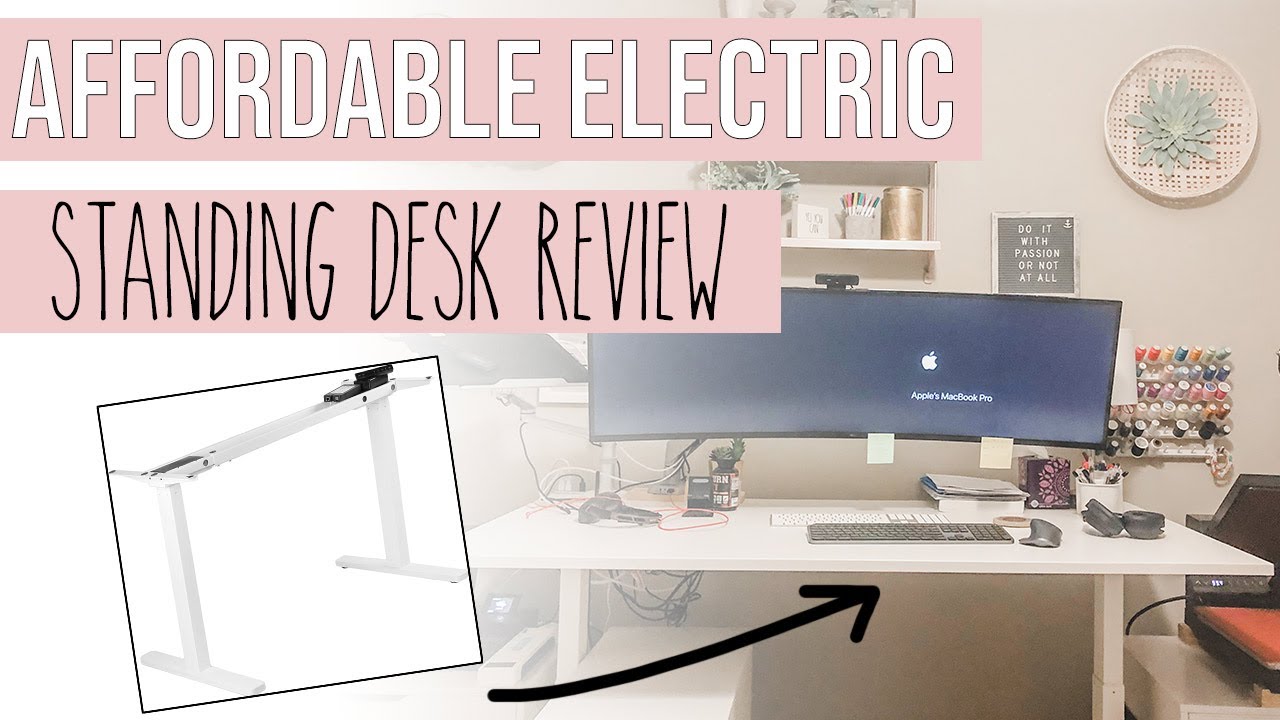 Affordable Electric Standing Desk Amazon Vivo Standing Desk Using