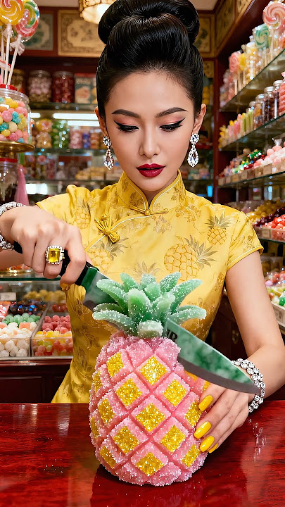 ASMR Soft Candy Cutting: Super Satisfying & Relaxing.