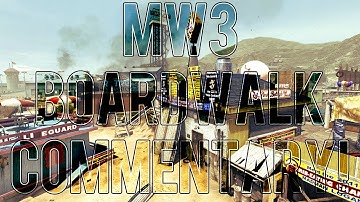 NEW MW3 "BOARDWALK Map Gameplay" - SEPTEMBER DLC Multiplayer Map Gameplay