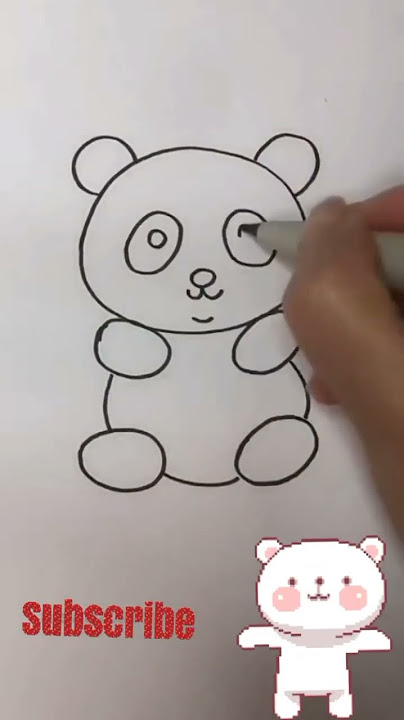 Panda 🐼 drawing | Panda for kids | How to draw Panda Easily