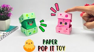 DIY Paper Origami Jumping Bird In Egg Pop It| Paper Jumping DIY Bird In Egg Pop It|Paper Bird In Egg