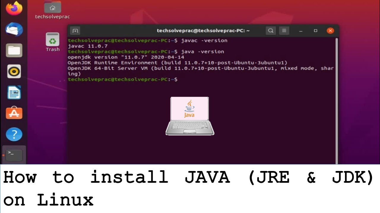 How To Install Java On Linux Youtube