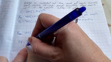 Annuities and Geometric Series Method 1