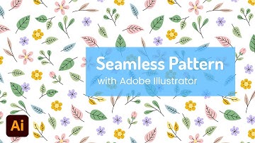 Create Flower Seamless Pattern with Adobe Illustrator